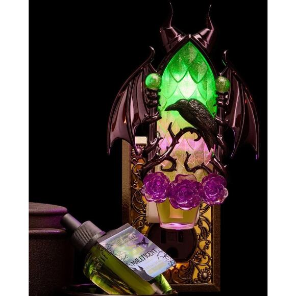Bath & Body Works Disney Villians Maleficent Dragon Wallflower Nightlight NEW - Picture 6 of 6